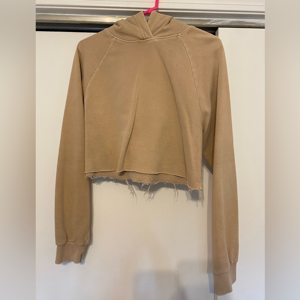 cropped hoodie